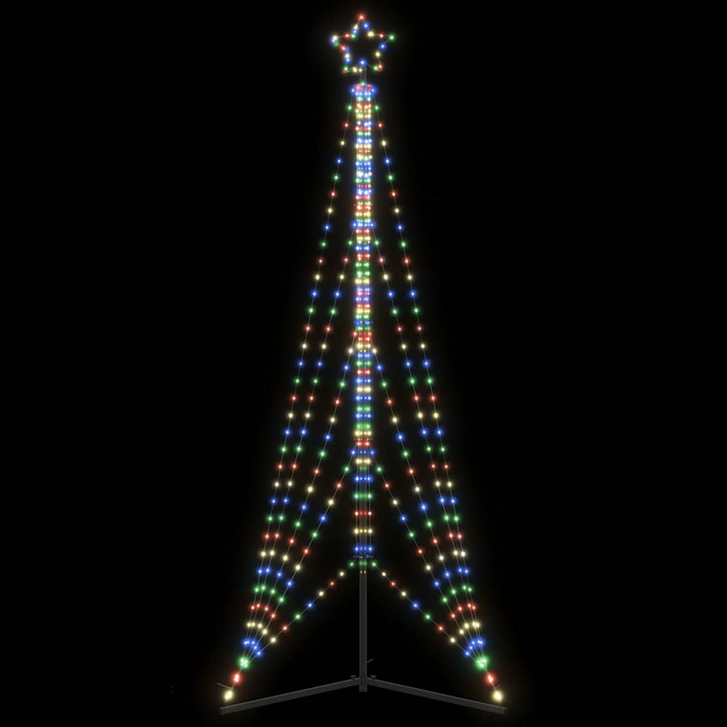 Led-Kerstboom 525 Leds Kleurrijk 302 Cm Multikleur
