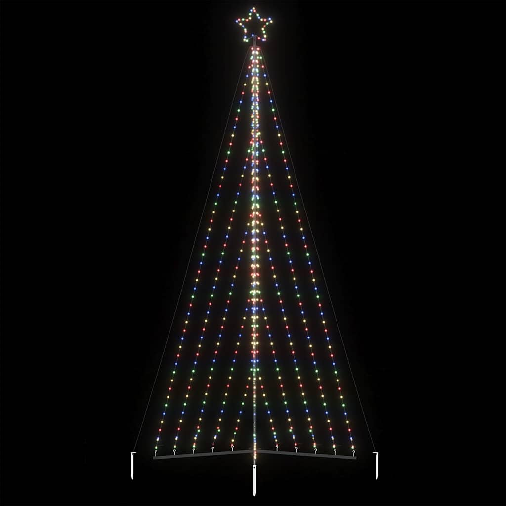 Led-Kerstboom 570 Leds Kleurrijk 399 Cm Blauw