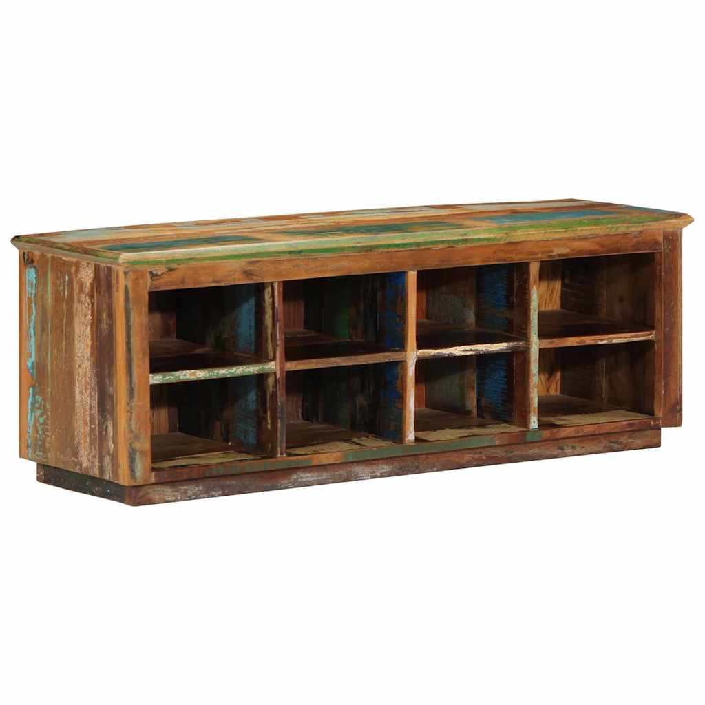 Schoenenkast Bruin 110 X 35 X 40 Cm Massief Gerecycleerd Hout