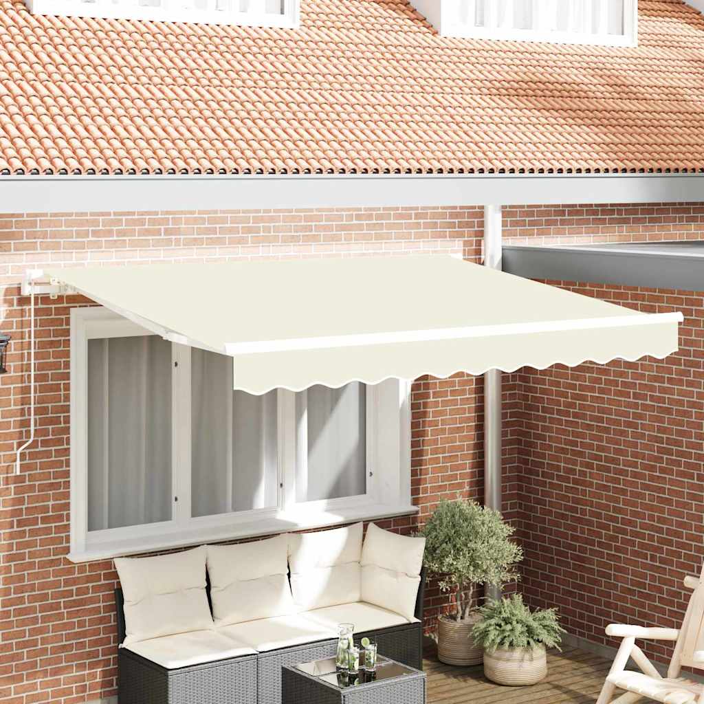 Vervangingsdoek Voor Zonnescherm Crème Polyester Crèmekleurig