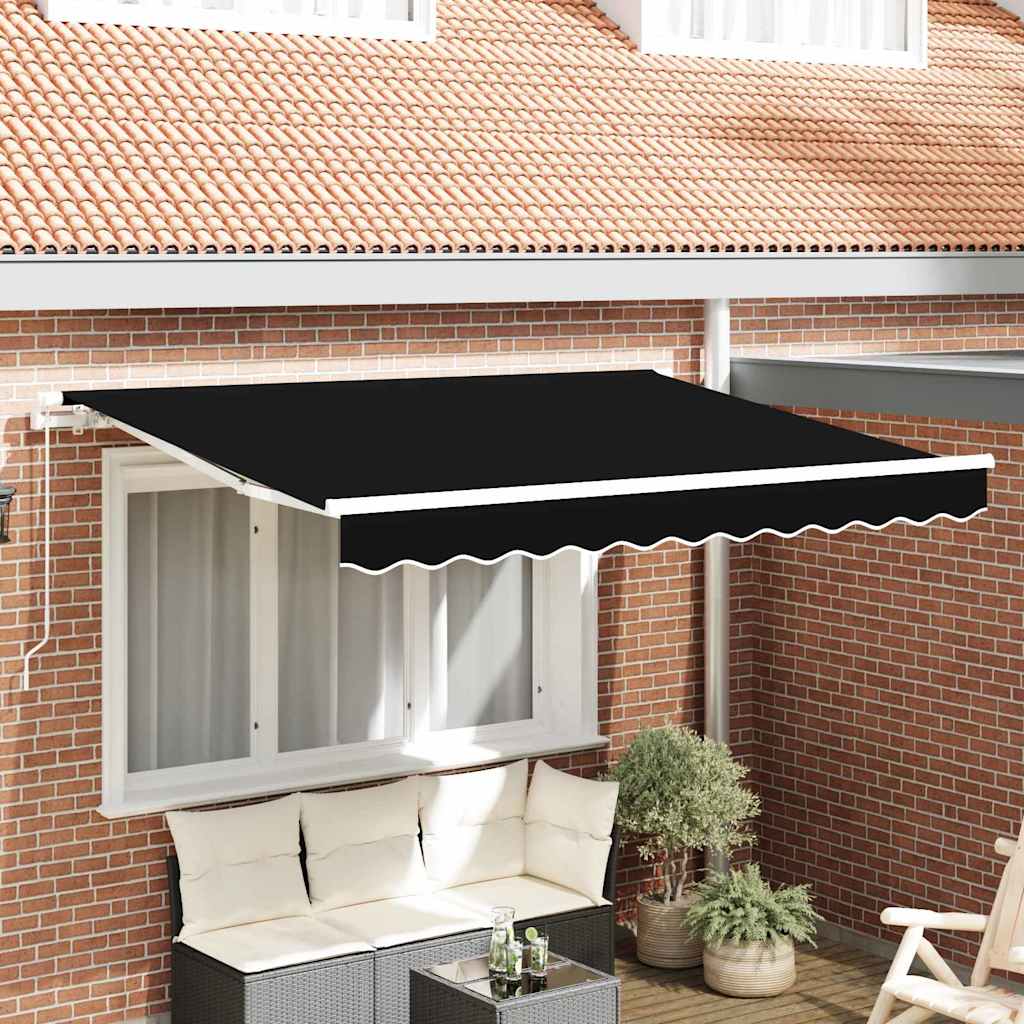 Vervangingsdoek Voor Zonnescherm Polyester Zwart