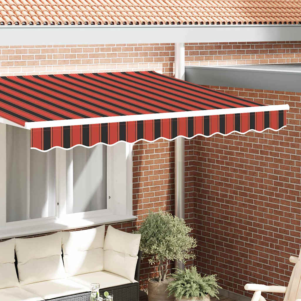 Vervangende Markies Volant Oranje / Zwart / Geel Polyester Oranje/Zwart/Geel
