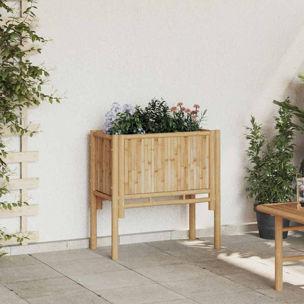 Verhoogd Bed Bruin 70 X 35 X Bamboe