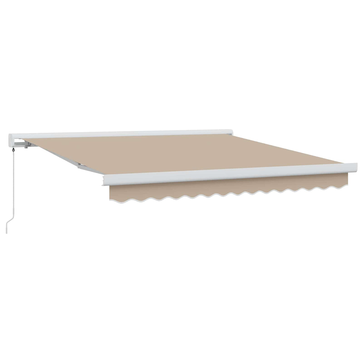 Uitschuifbare Luifel Canvas En Aluminium Beige
