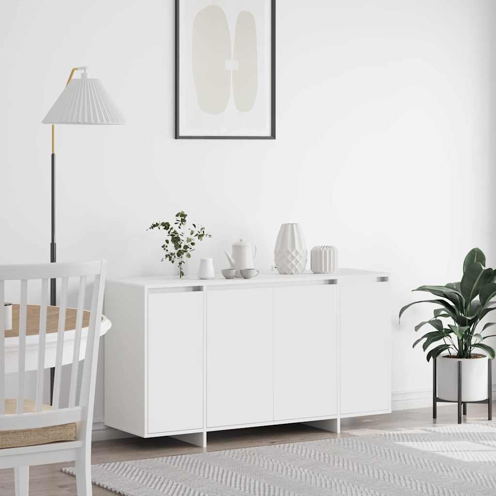 vidaXL Buffet Blanc 135 x 41 x 75 cm Bois d'ingénierie