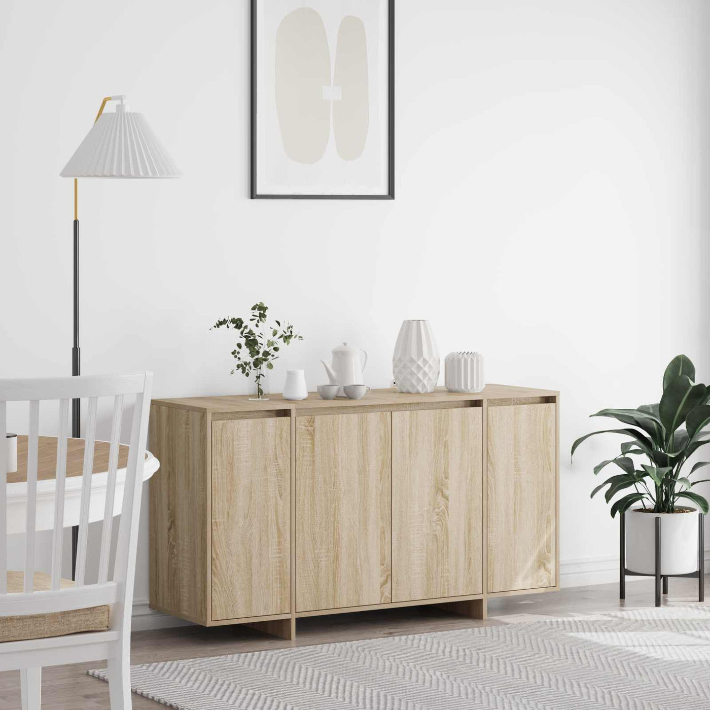 vidaXL Buffet Chêne Sonoma 135 x 41 x 75 cm Bois d'ingénierie