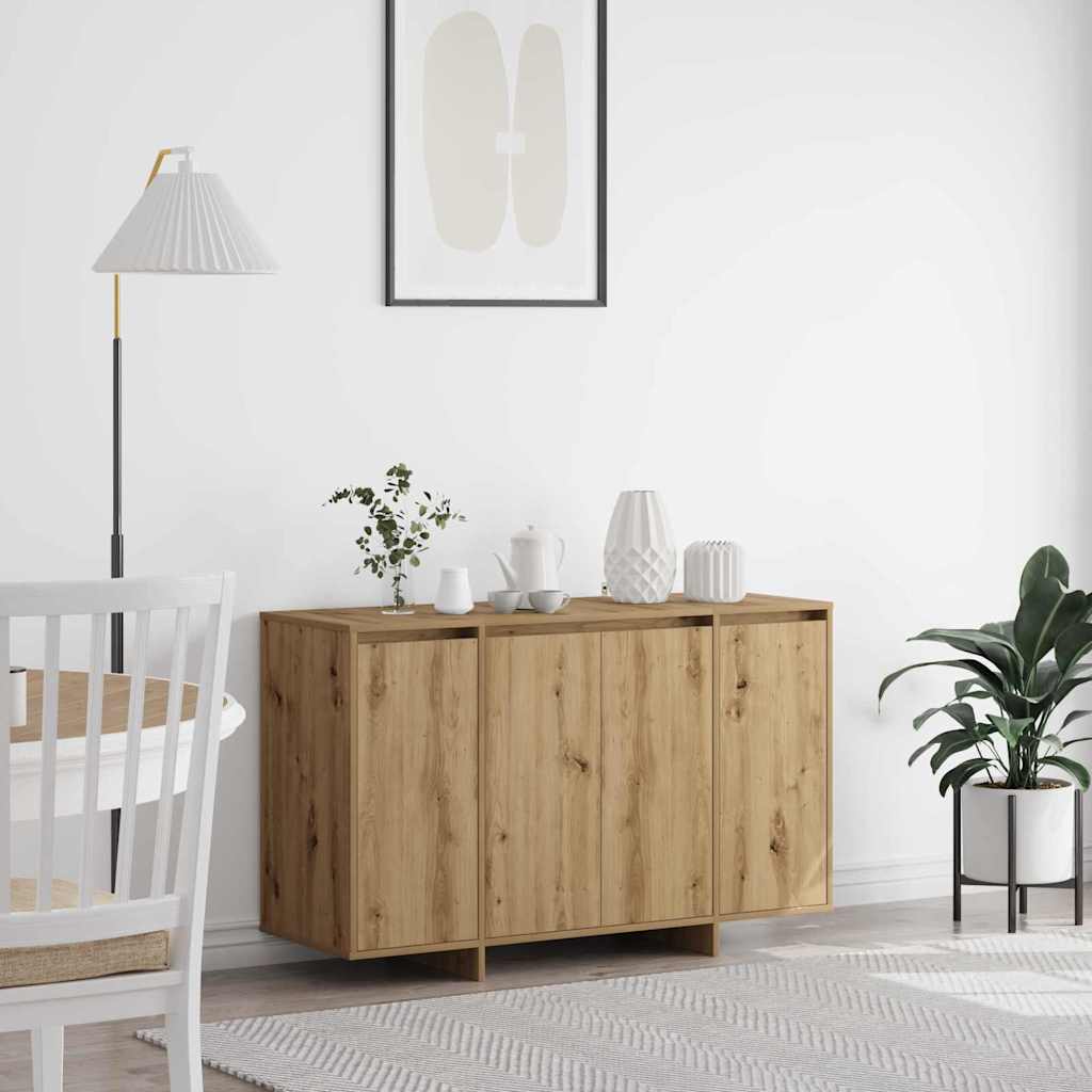 vidaXL Buffet Chêne artisanal 120 x 41 x 75 cm Bois d'ingénierie