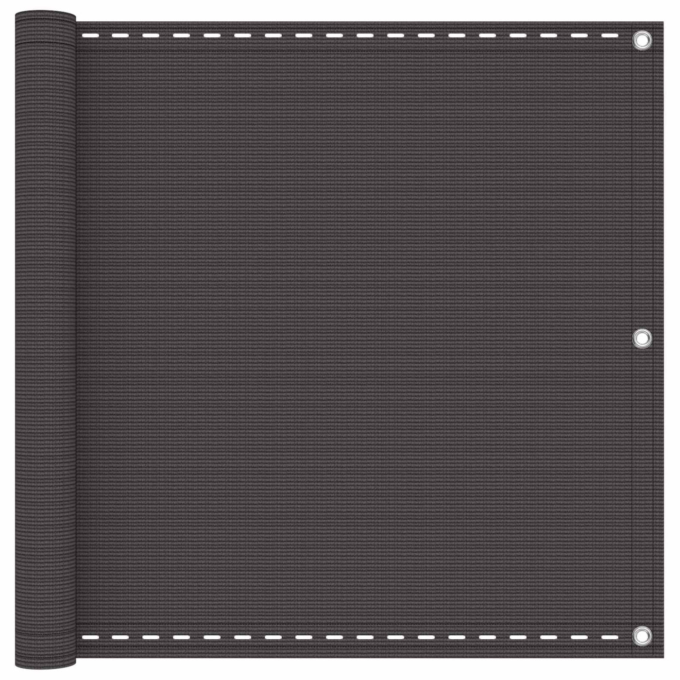 Balkonscherm Hdpe En Aluminium Antracietkleurig
