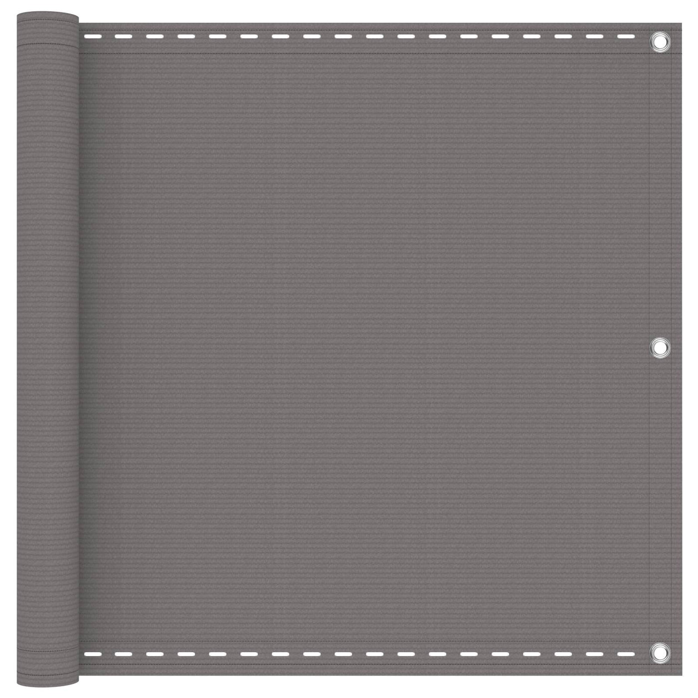 Balkonscherm Hdpe En Aluminium Lichtgrijs
