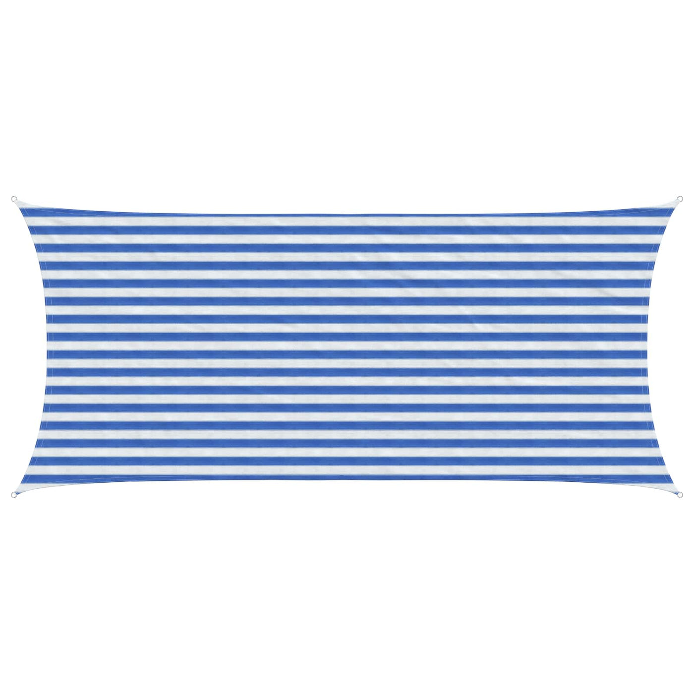 Zonneschaduwzeil Hdpe Blauw En Wit