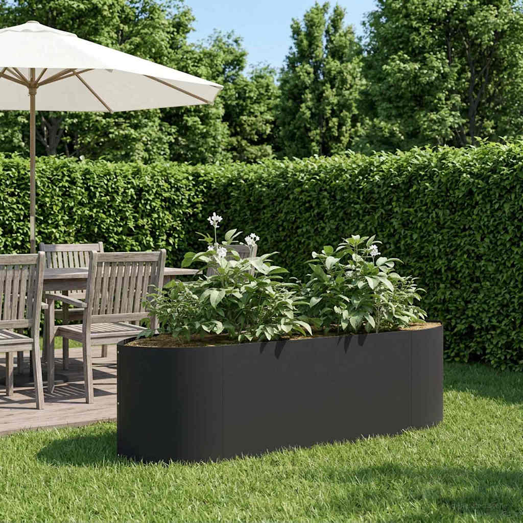 Verhoogde Tuinbak 140 X 40 X 40 Cm Staal