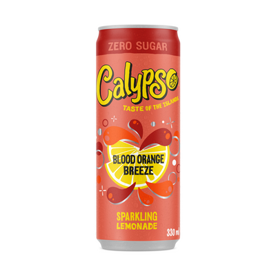 Calypso Sparkling Lemonade Blood Orange Breeze Zero Sugar
