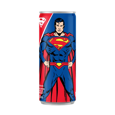 Superman Soda Sour Blue Raspberry