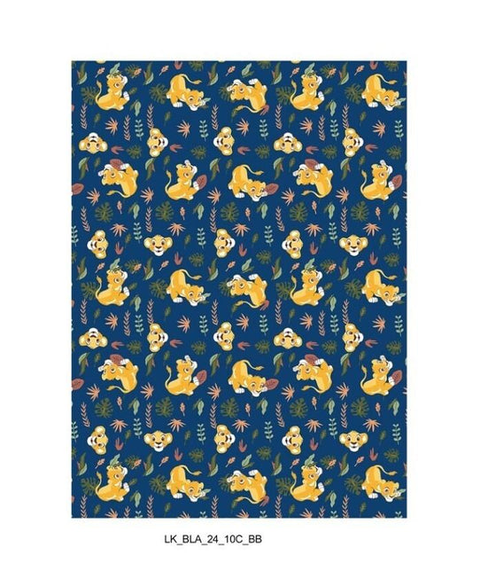 DISNEY - Couverture Flanelle 110x150cm - Le Roi Lion