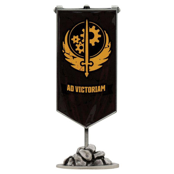 FALLOUT - Brotherhood of Steel Metal Banner - Replique Edition Limité