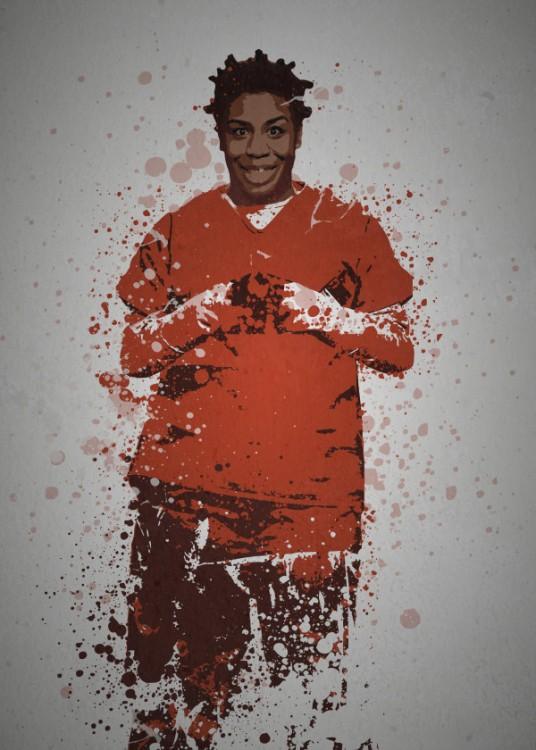 PC SPLATTER - Magnetic Metal Poster 45X32 - Crazy Eyes