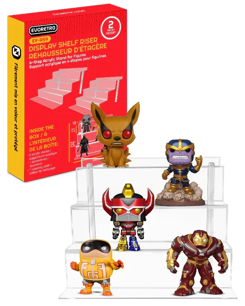 EVORETRO - Présentoirs en acrylique pour Funko Pops et figurines