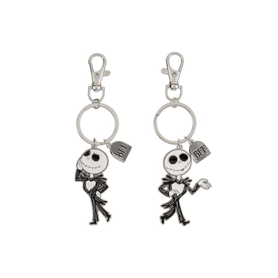 L'ETRANGE NOEL de Mr JACK - Set de 2 Portes-Clé BFF en Métal
