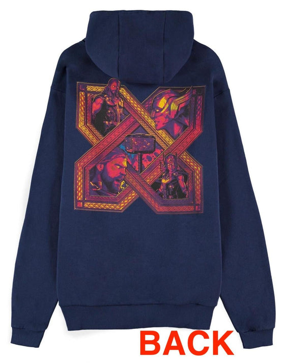 MARVEL - Thor: Love and Thunder - Sweat à Capuche Zipper Homme (S)