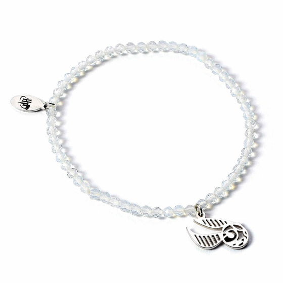 HARRY POTTER - Vif d'Or - Charme en Argent & Bracelet Perles