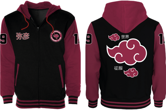 NARUTO SHIPPUDEN - Akatsuki - Blouson Teddy (S)