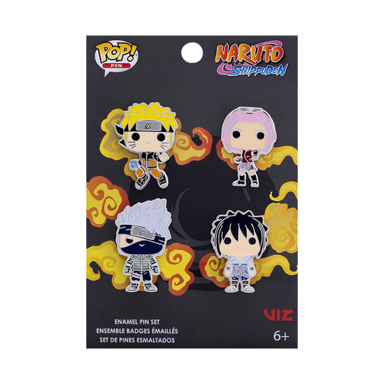 NARUTO - Funko 4pk Pin Set - Team 7