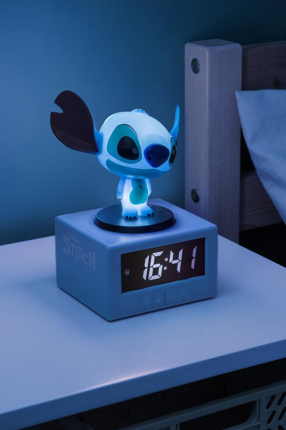 STITCH - Réveil Lumineux Icon 12cm