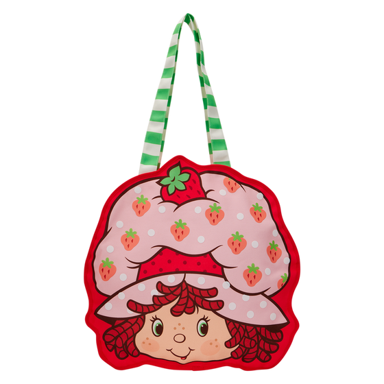 CHARLOTTE AUX FRAISES - Oversize Canvas Tote Bag LoungeFly