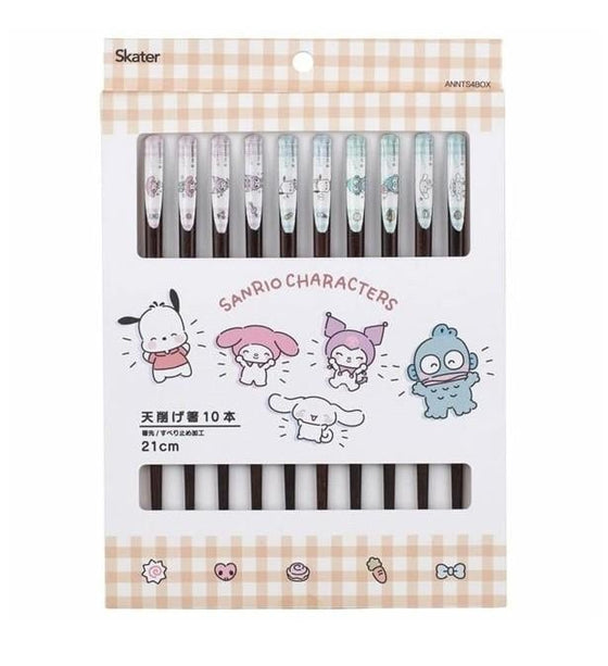 SANRIO - Set de 10 baguettes à collectionner 21cm