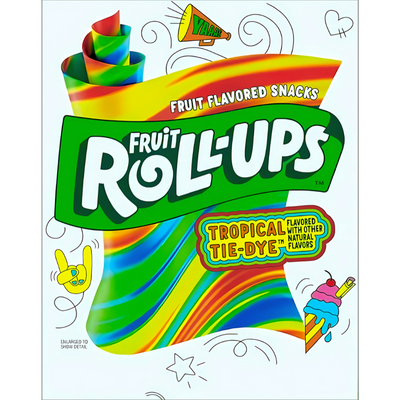 Betty Crocker Fruit Roll-Ups Tropical Tie-dye