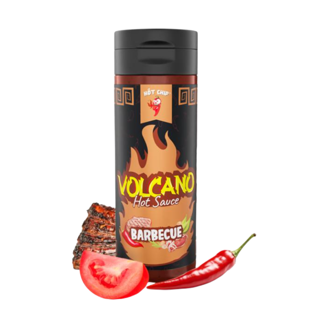 Hot Chip Volcano Hot Sauce Barbecue