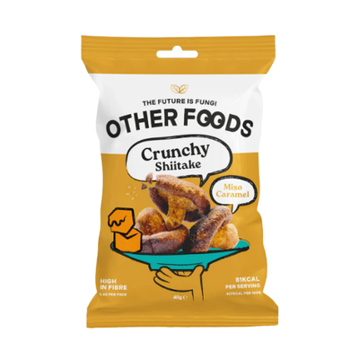 Other Foods Crunchy Shiitake Mushroom Crisps Miso Caramel
