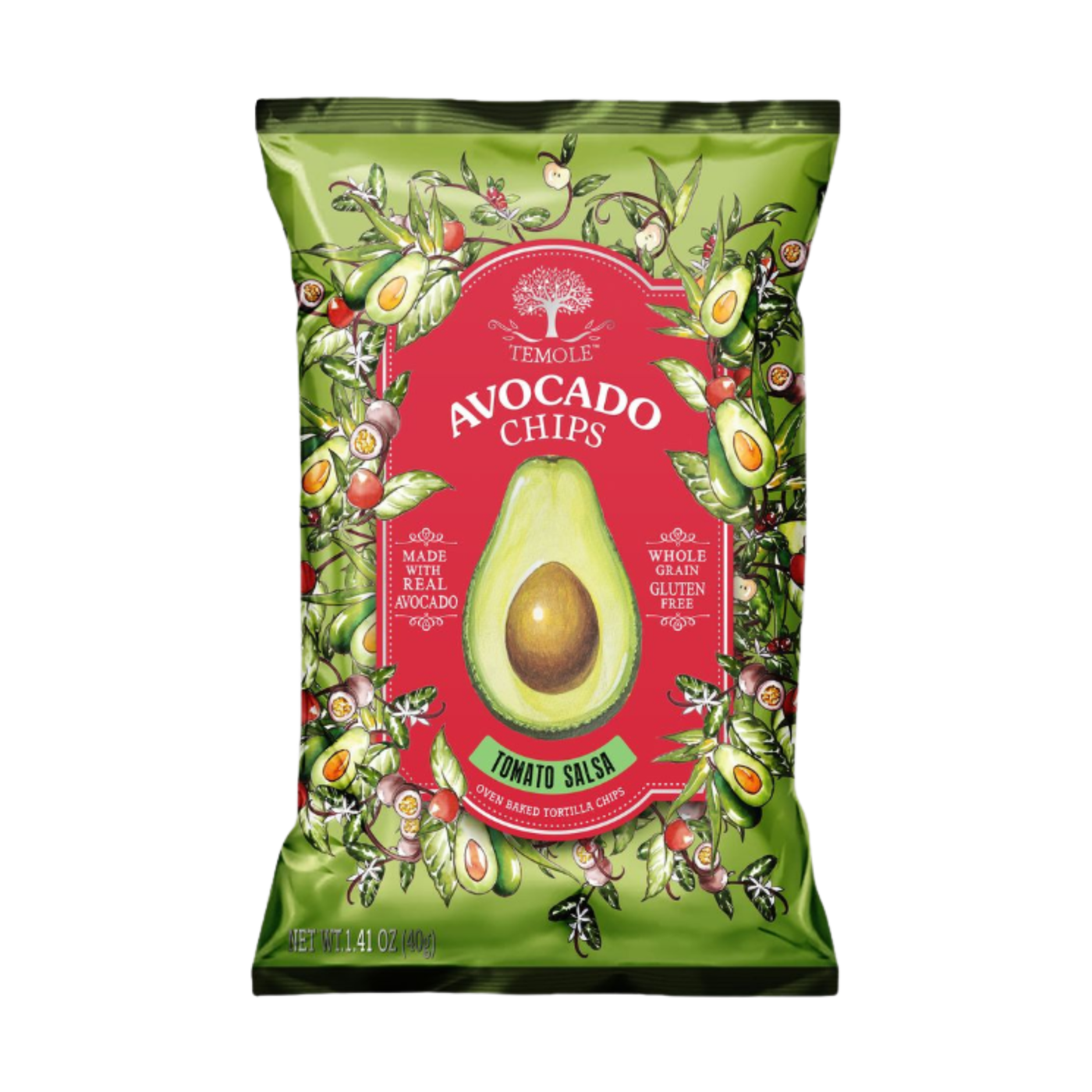 Temole Avocado Chips Tomato Salsa