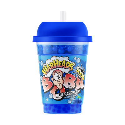 Warheads Boba Sour Blue Raspberry
