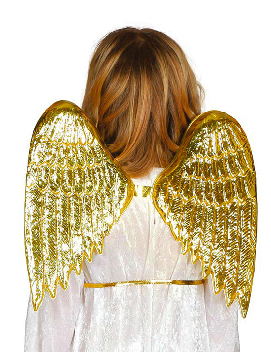 Ailes d'ange dorées enfant