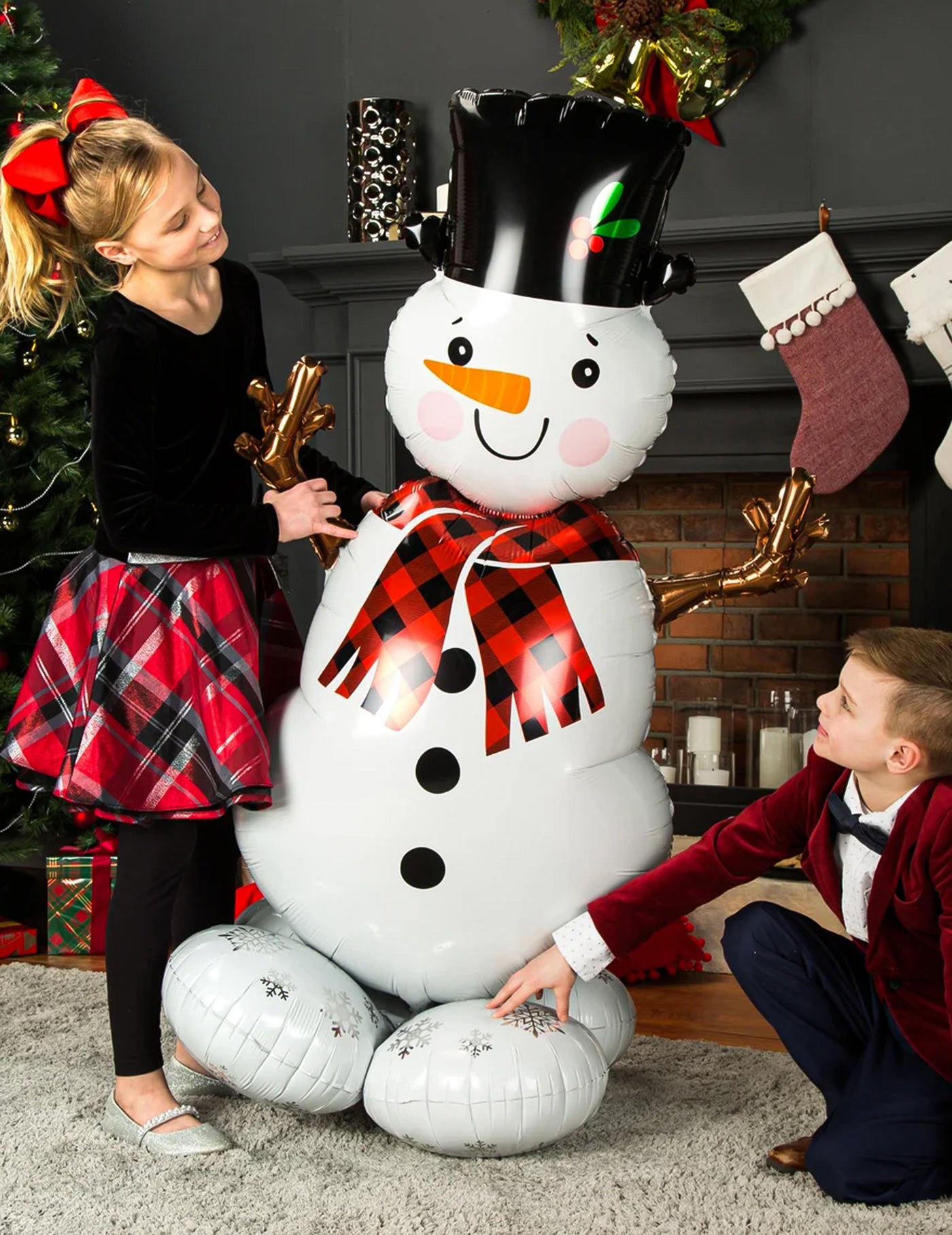 AirLoonz Bonhomme de neige 88 x 139 cm