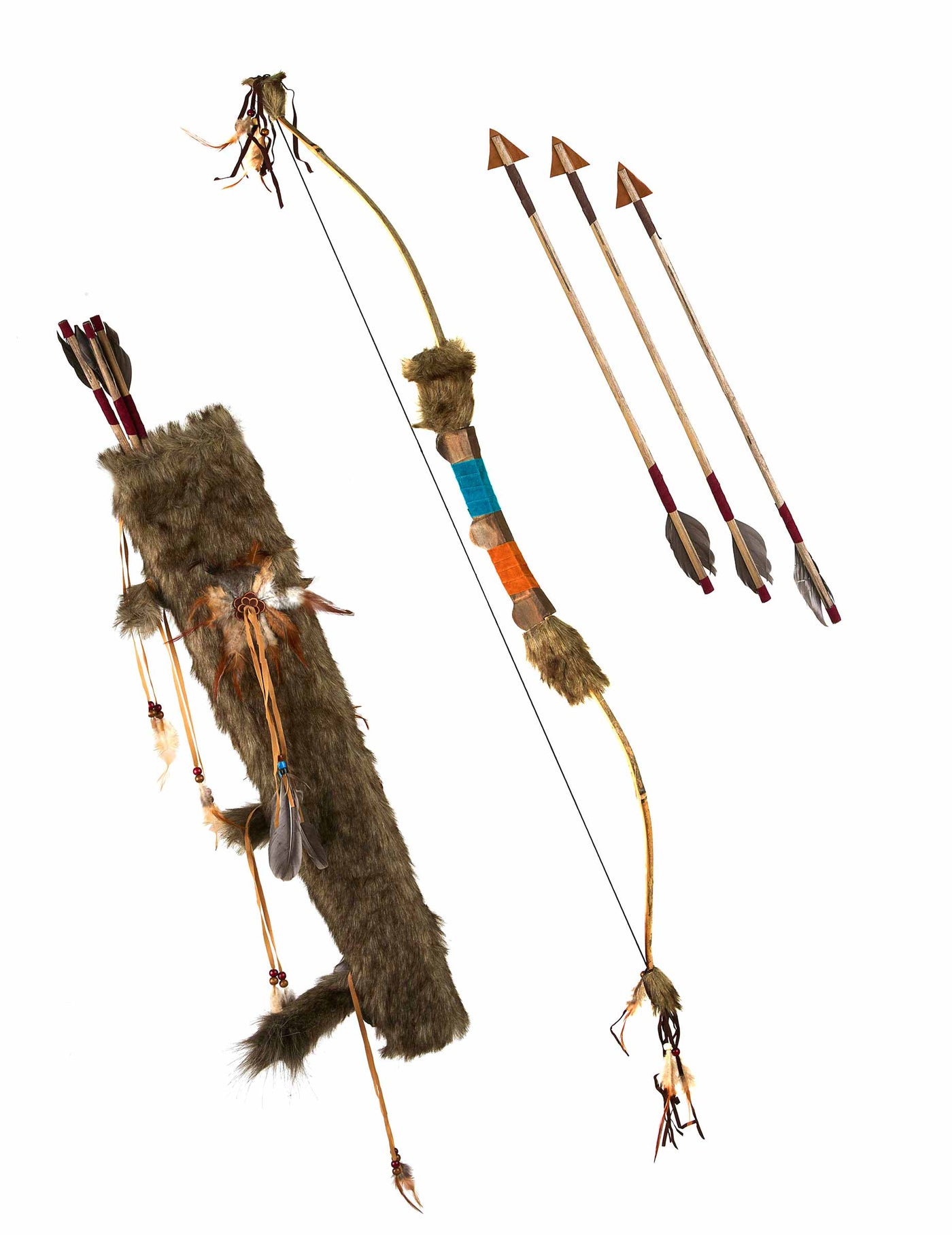 Arc avec fléches indien luxe 90 cm