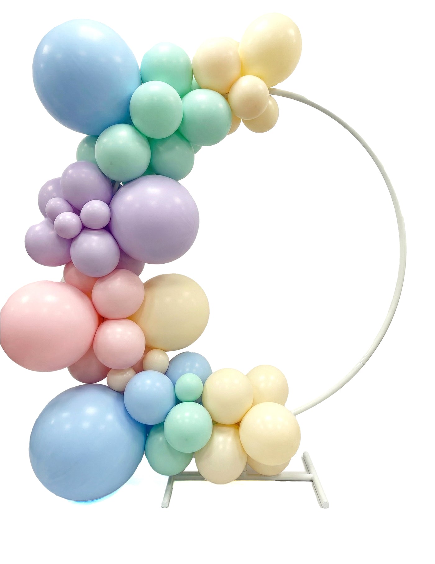 Support arche ronde en métal pour ballons 1m