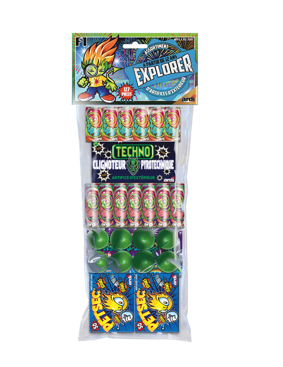 Assortiment de 29 pétards Explorer®