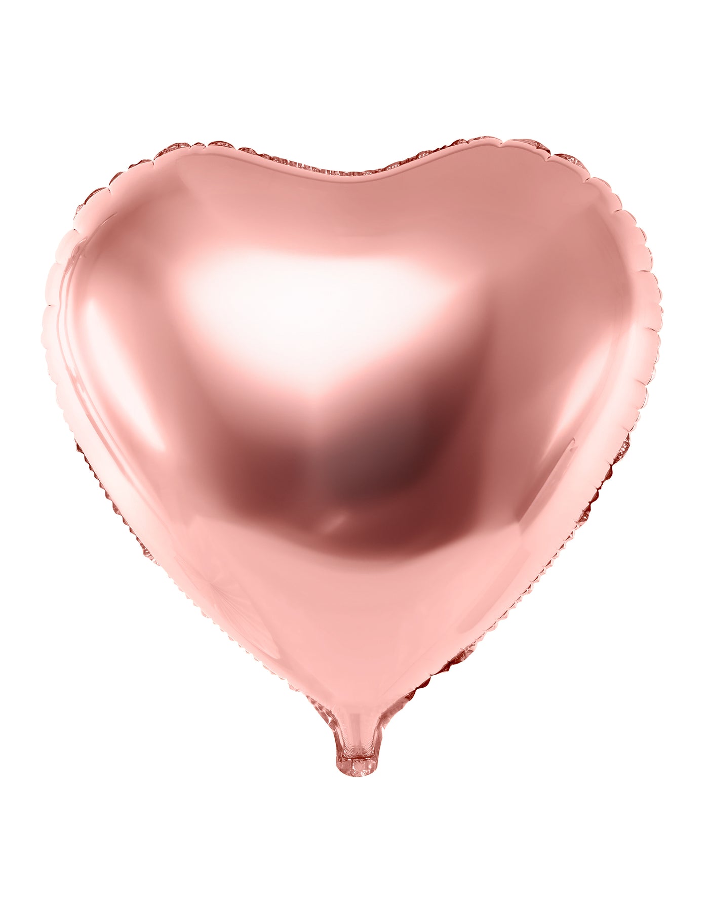 Ballon aluminium c?ur rose gold métallisé 45 cm