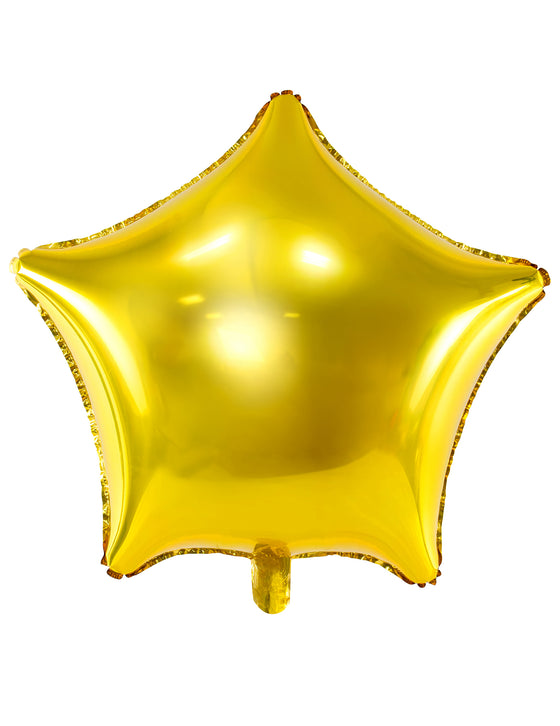 Ballon aluminium étoile dorée 70 cm