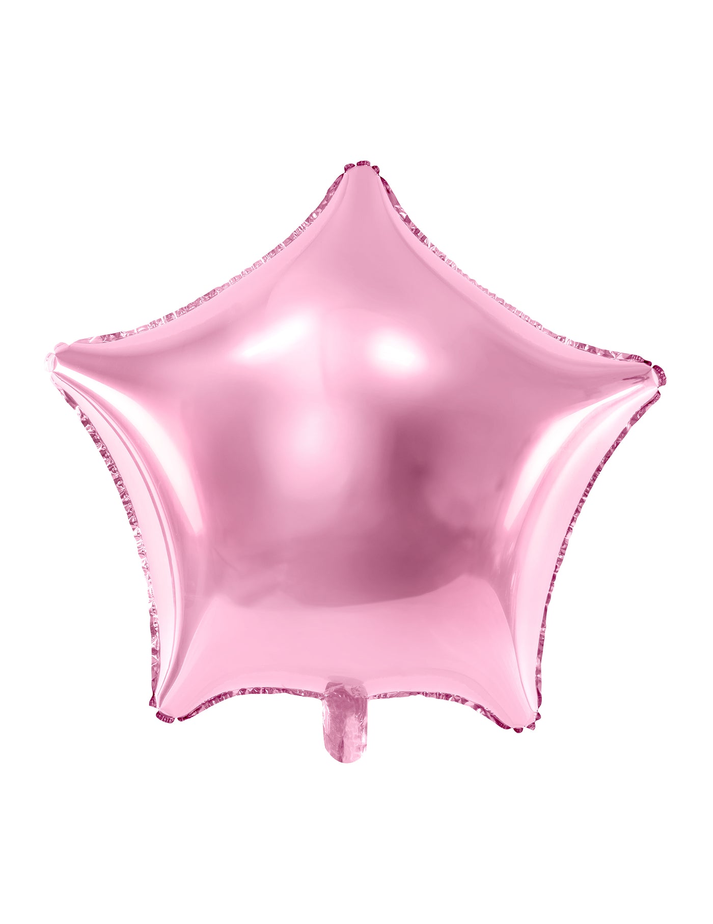 Ballon aluminium étoile rose pastel 48 cm