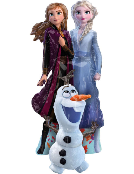 Ballon aluminium géant Airwalker La Reine des Neiges 2 147 x 68 cm