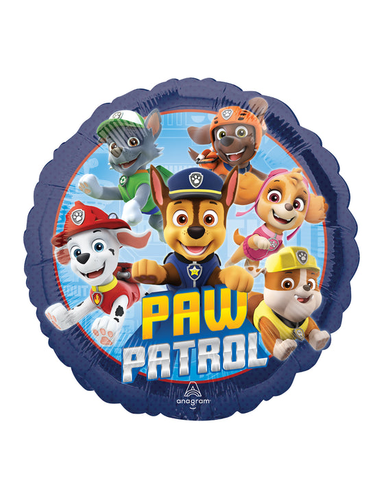 Ballon aluminium Pat patrouille 43 cm