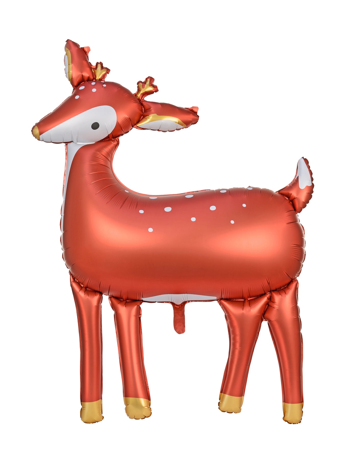 Ballon géant en aluminium biche 80 x 105 cm