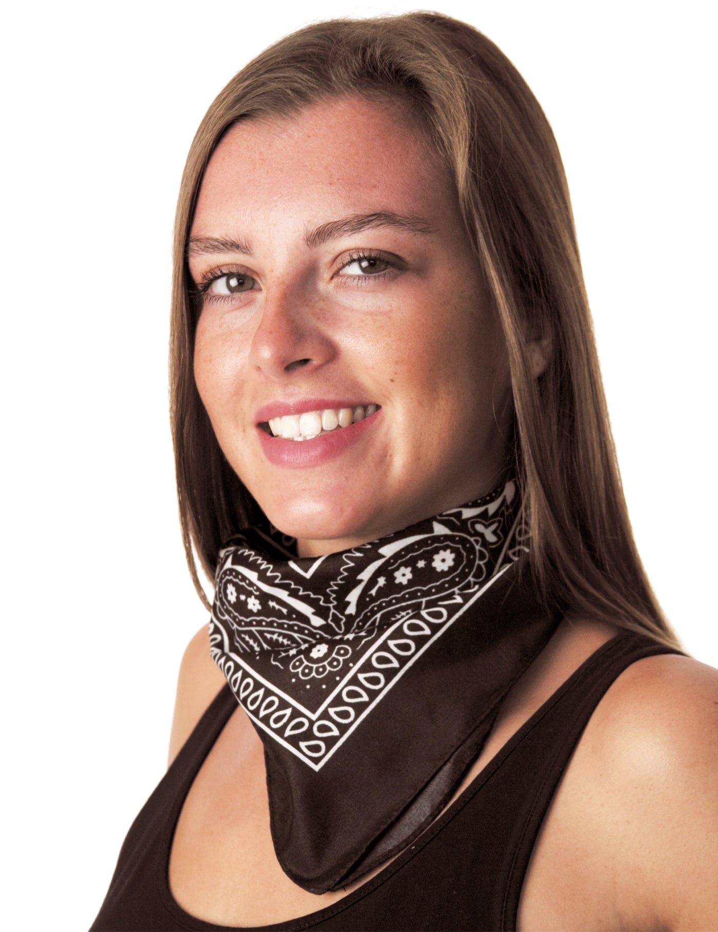 Bandana noir adulte