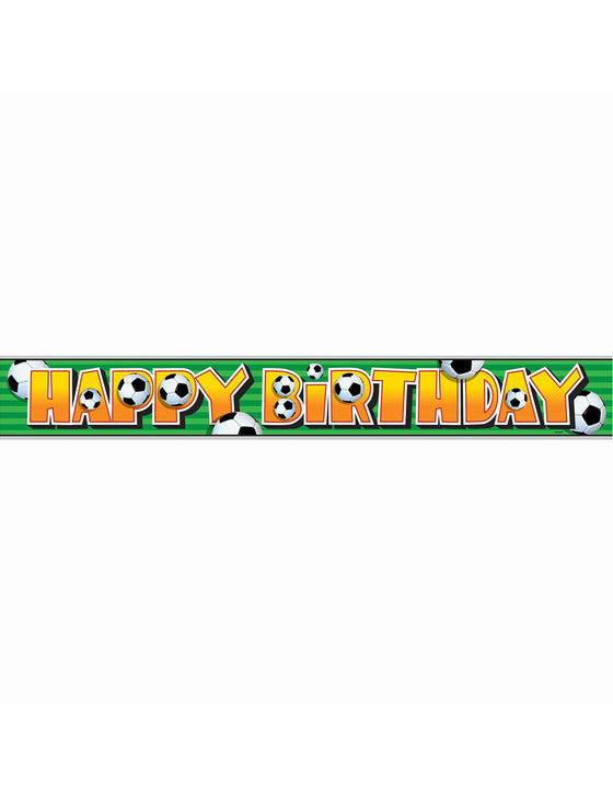 Bannière foot happy birthday 3d