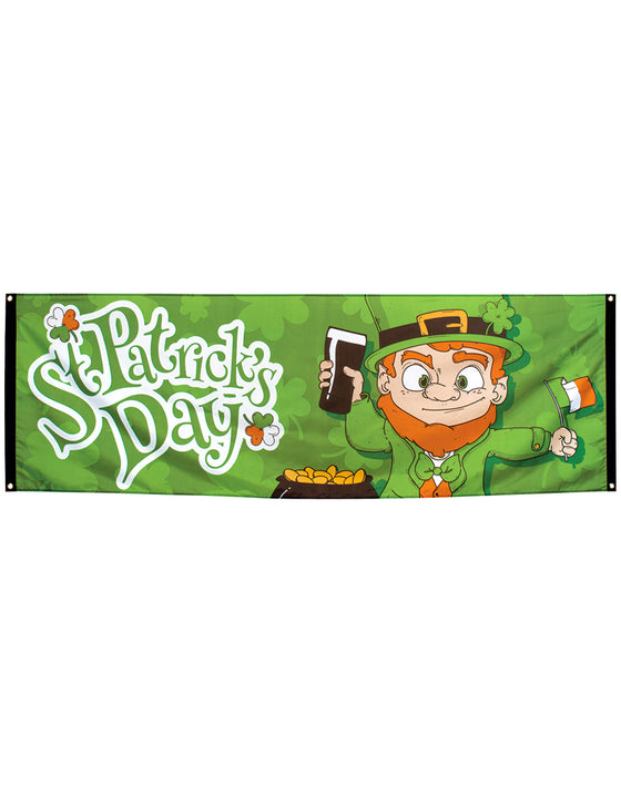 Bannière Saint Patrick's day 220 x 74 cm