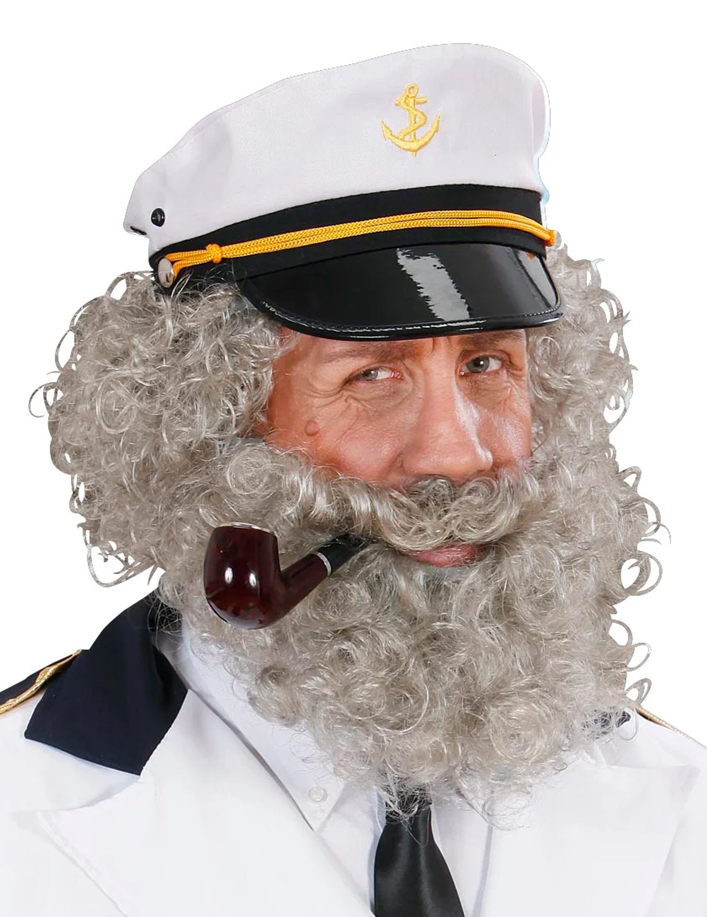 Barbe et moustache de marin homme