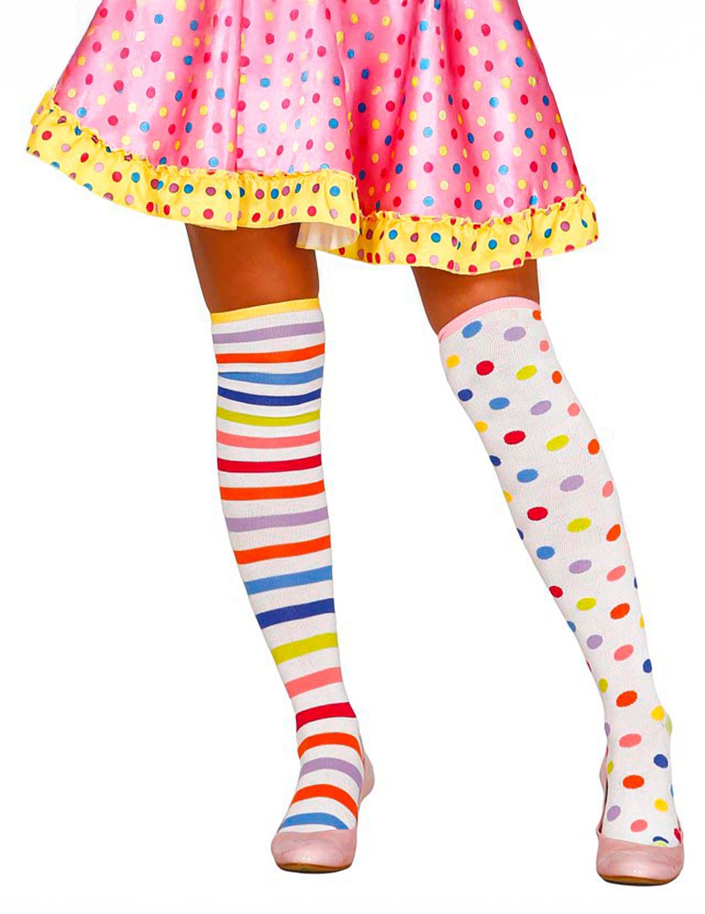 Bas clown pastel femme